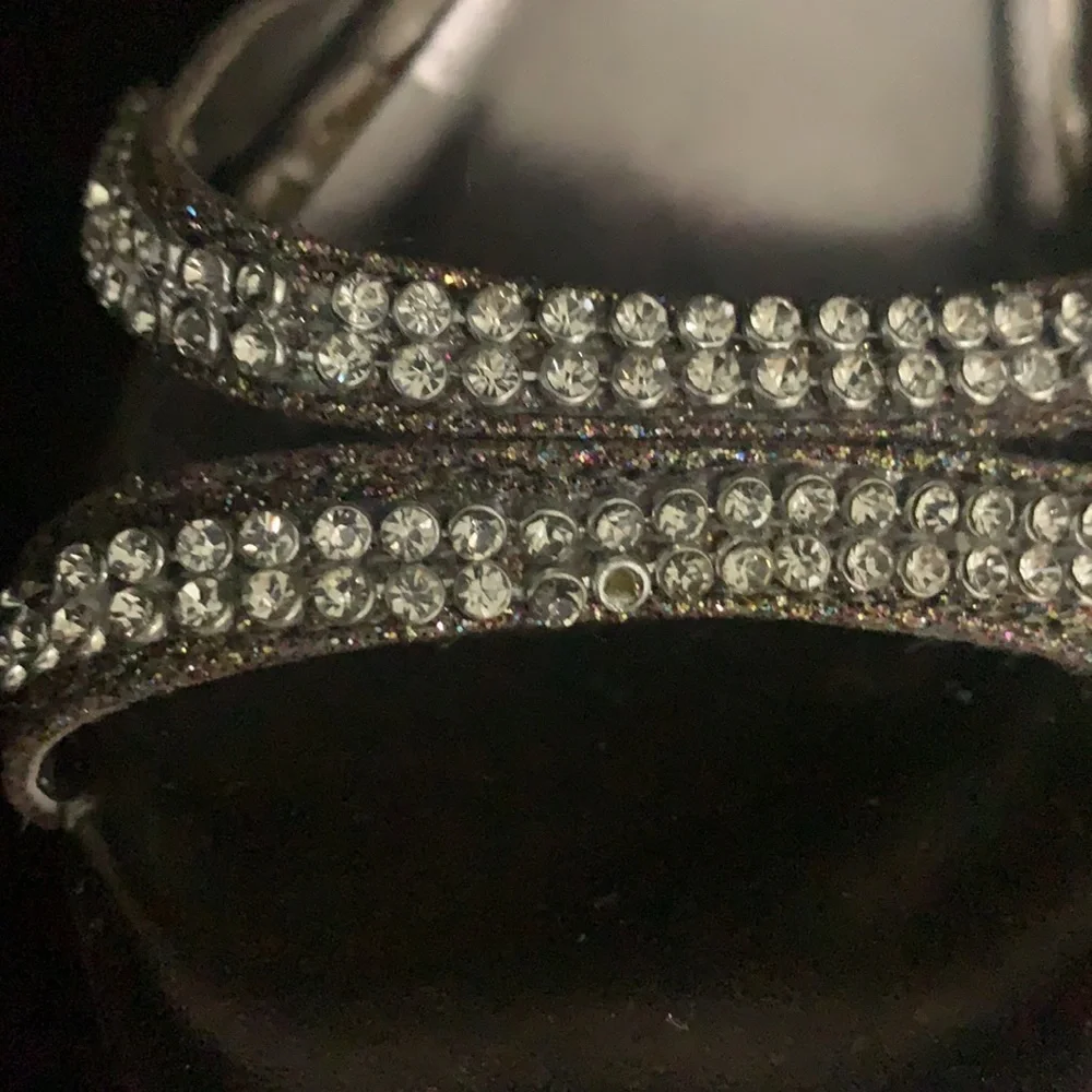 Michaelangelo heel sandal rhinestones